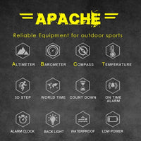North Edge Apache Digital Adventure Watch Fitness Barometer