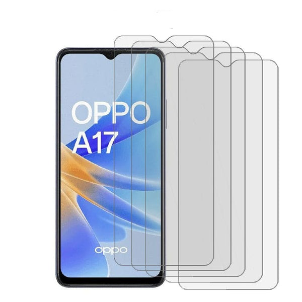 [5 PACK] OPPO A17 / A58 Tempered Glass Screen Protector High Hardness Anti-Scratch - Glass Noco