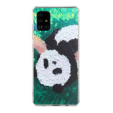 Shockproof Protective Case Oil Painting Design for Samsung Galaxy A52 4G / A52 5G / A52S 5G - Panda - Cover Noco