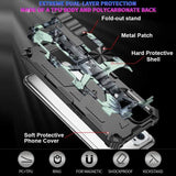 Shockproof Camo Folding Stand Rugged Cover Fold Away Stand - For Oppo A54 5G / A74 5G / A93 5G - acc Noco