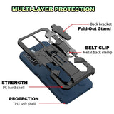 Oppo A17 Armor Rugged Protective Cover with Belt Clip/Stand - Cover Noco