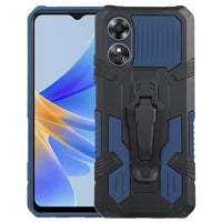 Oppo A17 Armor Rugged Protective Cover with Belt Clip/Stand - Blue - Cover Noco