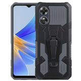 Oppo A17 Armor Rugged Protective Cover with Belt Clip/Stand - Grey - Cover Noco