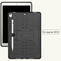 Rugged Shockproof Protective Tablet Cover Tread Pattern with Stand S-Pen holder for Apple iPad Air 10.5 2019 / iPad Pro 10.5 2017 - acc Noco