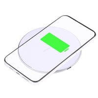 Q25 15W QI Wireless Fast Charging Pad Up to 15W Fast Charging - White - charger Baseus