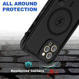 RedPepper Waterproof Shockproof Dustproof Magsafe Full Cover for Apple iPhone 12 Pro Max - acc Noco