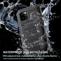 Apple iPhone 14 RedPepper Rugged Metal Heavy Duty Waterproof Cover Glass Screen Protecotr - Cover RedPepper