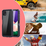 Red Pepper Waterproof Shockproof Dustproof Full Cover for Samsung Galaxy A22 5G - acc Noco