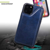 Shockproof Protective Case with Rear Wallet Card Holder for Apple iPhone 11 Pro - acc Noco
