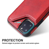 Shockproof Protective Case with Rear Wallet Card Holder for Apple iPhone 11 Pro Max - acc Noco