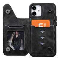 Shockproof Protective Case with Rear Wallet Card Holder for Apple iPhone 12 Mini - acc Noco