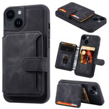 Apple iPhone 14 Deluxe RFID Shielded Rear 5 Card Wallet Cover - Black - Cover Noco