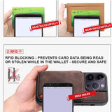 Samsung Galaxy A13 Deluxe RFID Shielded Rear 5 Card Wallet Cover - Cover Noco