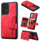 Samsung Galaxy A13 Deluxe RFID Shielded Rear 5 Card Wallet Cover - Red - Cover Noco