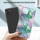 Samsung Galaxy A03 K16 Patterned Clear Protective Cover Cushioned Corner Protection - Cover Noco