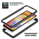 Samsung Galaxy A04 / A04S 2 Piece Surround Protective Cover Transparent Back Panel - Cover Noco