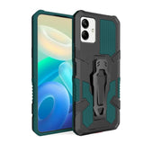 Samsung Galaxy A04 / A04S Armor Rugged Protective Cover with Belt Clip/Stand - Green - Cover Noco