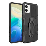 Samsung Galaxy A04 4G Armor Rugged Protective Cover with Belt Clip/Stand