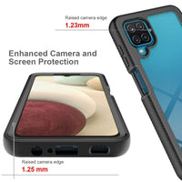 Full Enclosure Protective Cover with Built-In Screen Protector for Samsung Galaxy A12 - Cover Noco