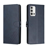 Leather Texture Flip Phone Cover/Wallet Card Slots - For Samsung Galaxy A22 4G - Blue - acc Noco
