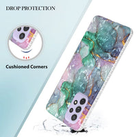 Samsung Galaxy A13 K16 Patterned Clear Protective Cover Cushioned Corner Protection - Cover Noco