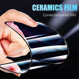 Ceramic Film Screen Protector Anti-Scratch Black Border - Galaxy M20 151x69mm - acc Noco