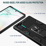Shockproof Protective Case with Metal Patch / Stand for Samsung Galaxy Note 10 - acc Noco
