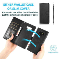 2-IN-1 Detachable Flip Front Cover and Shockproof Case for Samsung Galaxy Note 9 - acc Noco