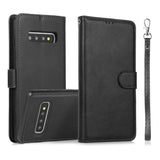 2-IN-1 Detachable Flip Front Cover and Shockproof Case for Samsung Galaxy S10 - Black - acc Noco