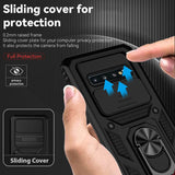Samsung Galaxy S10 + Sliding Camera Cover Protective Case with Ring/Stand - Noco