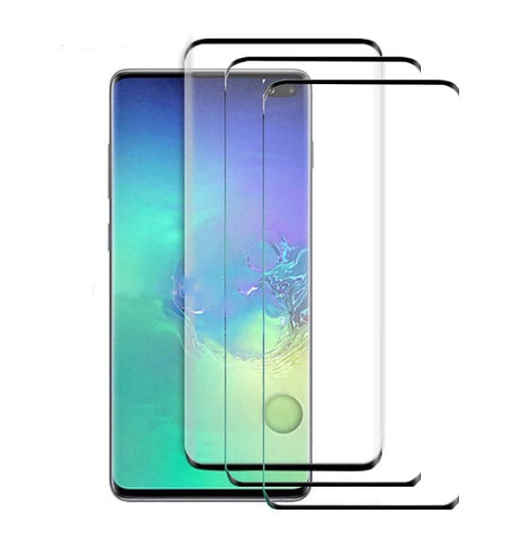 [3 PACK] Tempered Glass 9H Hardness Anti-Scratch - For Samsung Galaxy S10 6.1 Screen - acc Noco