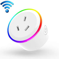 RGB 10A WIFI Smart Plug. App control Google Home and Alexa control - smart Yula