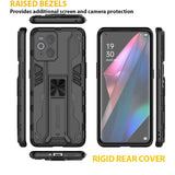 Sonic Shockproof Cover Folding Stand Metal Patch - For OPPO FIND X3 / FIND X3 PRO - acc Noco