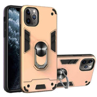 Shockproof Protective Case with Metal Ring/Stand for Apple iPhone 11 PRO - Gold - acc Noco