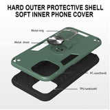 Shockproof Protective Case with Metal Ring/Stand for Apple iPhone 12 Mini - acc Noco