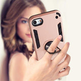 Shockproof Protective Case with Metal Ring/Stand for Apple iPhone 7 / iPhone 8 / iPhone SE 2020 - acc Noco
