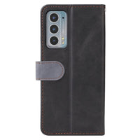 Motorola Edge 20 - Splash Flip Phone Cover/Wallet with Card Slots Magnetic Flap Dual Colour - Cover Noco