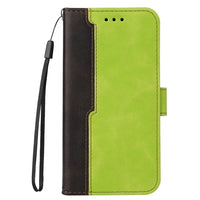 Splash Flip Phone Cover/Wallet with Card Slots Magnetic Flap Dual Colour - For Samsung Galaxy A03 - Green - Cover Noco