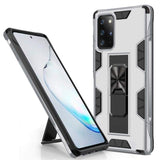 Shockproof Protective Case with Metal Stand for Samsung Galaxy Note 20 - Silver - acc Noco