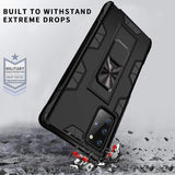 Shockproof Protective Case with Metal Stand for Samsung Galaxy Note 20 - acc Noco