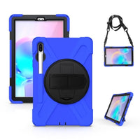 Shockproof Rugged Cover with Stand for Samsung Galaxy Tab S6 T860 / T865 - Blue and Black - Cover Noco