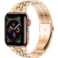 Apple Watch Series 7,8 41mm / 4,5,6,SE 40mm / 1,2,3 38mm - Stainless Steel Watch strap - Rose Gold - watch Noco
