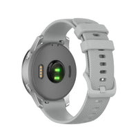 Watch Strap Replacement 18mm Width Silicone Textured Anti-Sweat - Grey - watch Ulefone