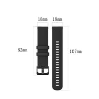 Watch Strap Replacement 18mm Width Silicone Textured Anti-Sweat - watch Ulefone
