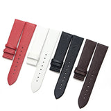 Watch Strap Replacement 12mm Width Leather with Reptile Pattern - Black with Silver Buckle - watch Ulefone