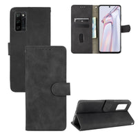 Suede Leather Texture Flip Phone Cover/Wallet Card Slots - For Blackview A100 Phone - acc Noco