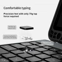 Samsung Galaxy Tab S8+ / S8+ 5G / S7+ / S7 FE Bluetooth Detachable Touchpad Keyboard and Protective Cover Camera Cover Pen Slot - Cover Noco
