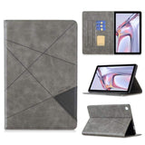 Rhombus Folding Flip Cover Card Holder for Samsung Galaxy Tab A7 10.4 2020 T500/T505 - Grey - acc Noco