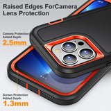 Apple iPhone 14 - Triple Defense Rugged Cover 3 Layer Pop-Out Stand Raised Bezels - Cover Noco