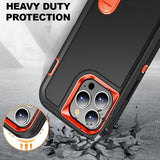 Apple iPhone 14 - Triple Defense Rugged Cover 3 Layer Pop-Out Stand Raised Bezels - Cover Noco